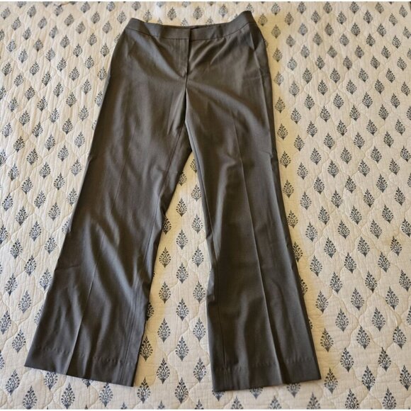 Lafayette 148 NY Gray Wool Career Trousers Size 6—Tailored, Modern, Elevated - Picture 3 of 11